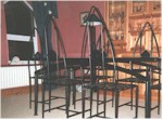Gothic style dining table and chairs